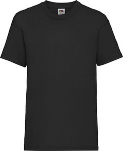 Fruit of the Loom SC221B - Kinder T-Shirt Schwarz