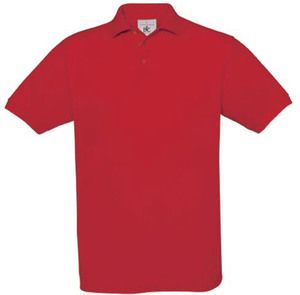 B&C CGSAFE - Safran Kinder Poloshirt Rot