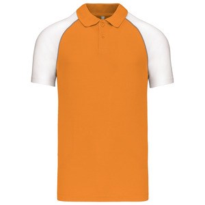 Kariban K226 - Zweifarbiges Baseball Poloshirt