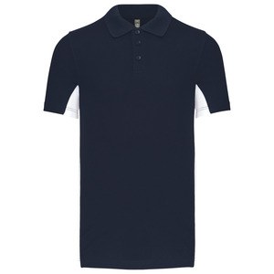 Kariban K232 - FLAG,  Zweifarbiges Poloshirt Navy/White