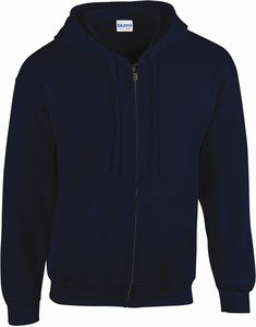 Gildan GI18600 - Kapuzen-Sweatshirt mit Reißverschluss Herren Navy