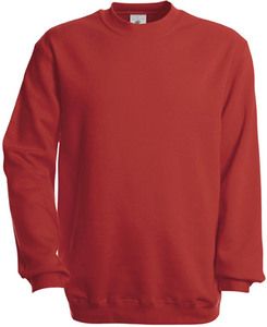 B&C CGSET - Set-In Sweatshirt WU600 Rot