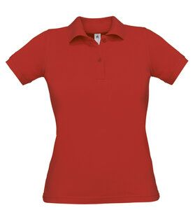 B&C BA370 - Safran Damen Poloshirt Rot