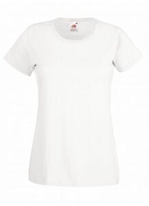 Fruit of the Loom SS050 - Damen T-Shirt Valueweight Weiß