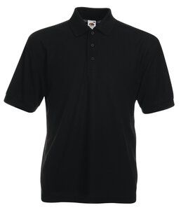 Fruit of the Loom SS402 - 65/35 Herren Poloshirt  Schwarz