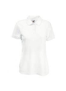 Fruit of the Loom SS212 - 65/35 Damen Poloshirt  Weiß