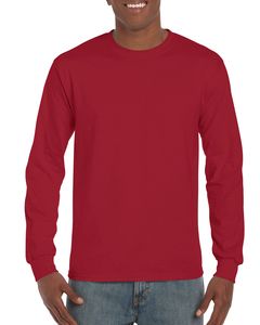 Gildan GD014 - Ultra Cotton ™ Langarm-T-Shirt Herren Cardinal Red