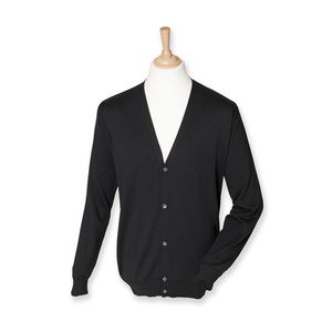 Henbury HB722 - Herren Cardigan V-Button