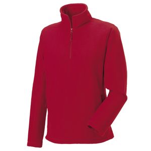 Russell 8740M - Zip Fleece Pullover Classic Red