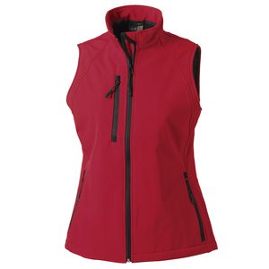 Russell J141F - Damen Softshell Gilet Classic Red