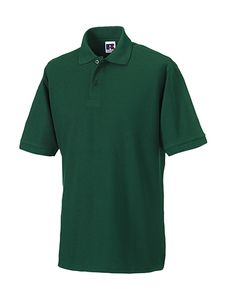 Russell R-599M-0 - Herren Polohirt in Übergrößen 5XL und 6XL Bottle Green