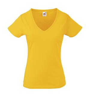 Fruit of the Loom 61-398-0 - Damen Valueweight V-Ausschnitt T-Shirt