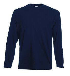 Fruit of the Loom 61-038-0 - Valueweight Langarm T-Shirt Deep Navy