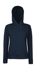 Fruit of the Loom 62-038-0 - Damen Hooded Sweatshirt Deep Navy