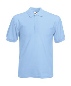 Fruit of the Loom 63-402-0 - Piqué Poloshirt Mischgewebe Sky Blue