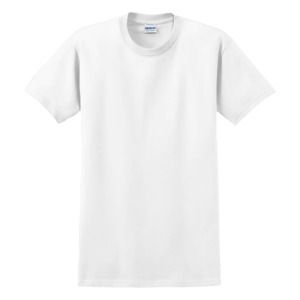 Gildan 2000 - Herren Baumwoll T-Shirt Ultra Weiß