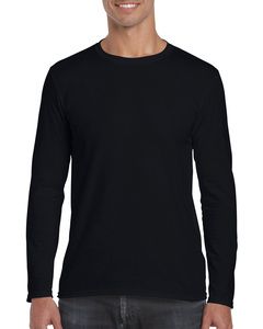 Gildan 64400 - Softstyle® Langarm-T-Shirt Herren Schwarz