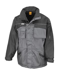 Result Work-Guard R72 - Arbeitskleidung Jacke Grau / Schwarz