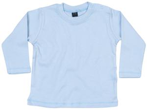 Babybugz BZ011 - Baby Langarm t Dusty Blue