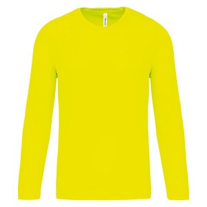 Proact PA443 - Basic Sport Funktionsshirt Langarm Fluorescent Yellow