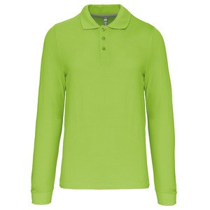 Kariban K243 - Herren Langarm Pique Poloshirt Kalk