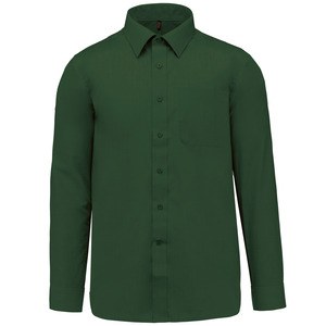 Kariban K545 - JOFREY PFLEGELEICHTES HERREN LANGARM 65/35 HEMD Forest Green