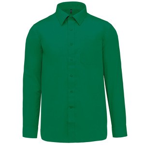 Kariban K545 - JOFREY PFLEGELEICHTES HERREN LANGARM 65/35 HEMD Kelly Green