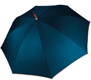 Kimood KI2020 - HOLZSTOCK REGENSCHIRM Navy / Beige