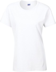 Gildan GI5000L - Ladies` Heavy Cotton™ T-Shirt Weiß