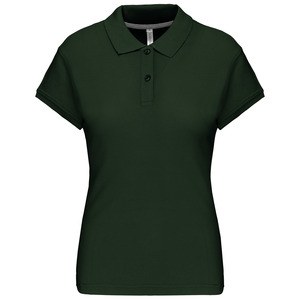 Kariban K242 - Damen Kurzarm Poloshirt Pique Forest Green