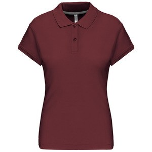 Kariban K242 - Damen Kurzarm Poloshirt Pique Wine