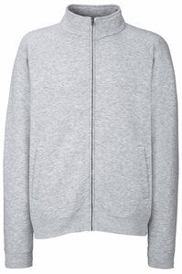 Fruit of the Loom SC62230 - Sweatshirt Jacke Heather Grey