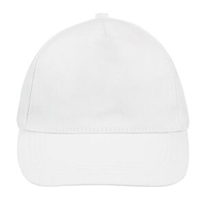 SOL'S 88119 - 5-Panel Baseballcap Buzz Weiß