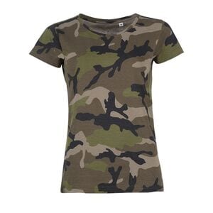 SOLS 01187 - Damen Rundhals T-Shirt Camouflage