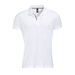 SOL'S 00576 - Herren Poloshirt Kurzarm Patriot Weiß / Rot