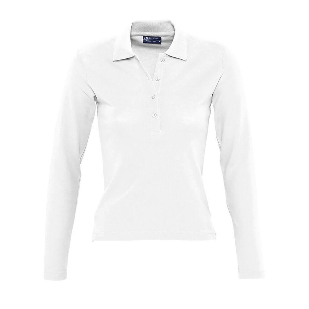 SOL'S 11317 - Damen Poloshirt Langarm Podium