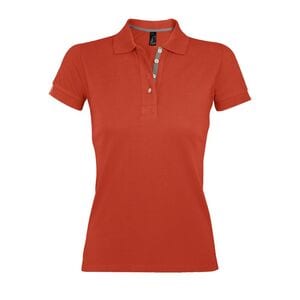 SOL'S 00575 - Damen Poloshirt Kurzarm Portland Orange brûlée