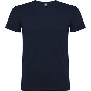Roly CA6554 - BEAGLE Kurzarm-T-Shirt mit doppeltem Rundhalsausschnitt mit Elastan Marineblau
