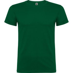 Roly CA6554 - BEAGLE Kurzarm-T-Shirt mit doppeltem Rundhalsausschnitt mit Elastan Bottle Green