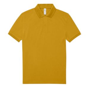 B&C BCID1 - Kurzarm Poloshirt für Herren Chili Gold