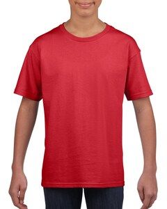 Gildan GN649 - Softstyle Kinder T-Shirt Rot