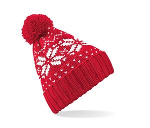 Beechfield BF456 - Fair Isle Snowstar Beanie Mütze