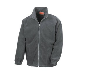 Result RS036 - Full Zip Herren Active Fleece Jacke Oxford Grey