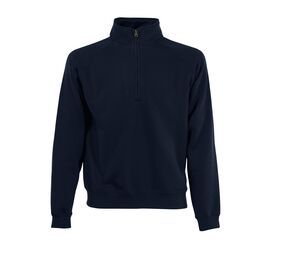Fruit of the Loom SC276 - Premium-Sweatshirt mit Reißverschluss für Herren Deep Navy