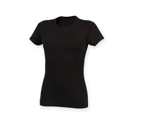 Skinnifit SK121 - "Feel Good" Damen T-Shirt Schwarz