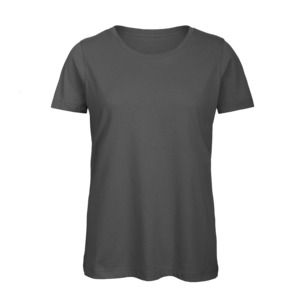 B&C BC02T - Damen T-Shirt aus 100% Baumwolle  Dunkelgrau
