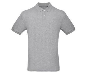 B&C BC400 - 100% Bio-Poloshirt für Herren Heather Grey