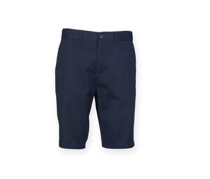 Front row FR605 - Herren strecken Chino -Shorts Weiß