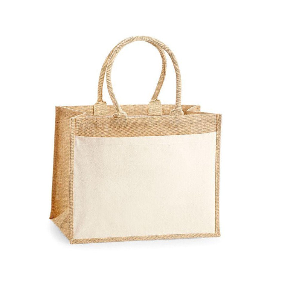 WestFord Mill WM427 - Jute Baumwoll-Tasche