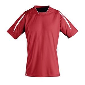 SOL'S 01639 - Fein Gearbeitetes Kurzarm Shirt FÜr Kinder Maracana Red / White